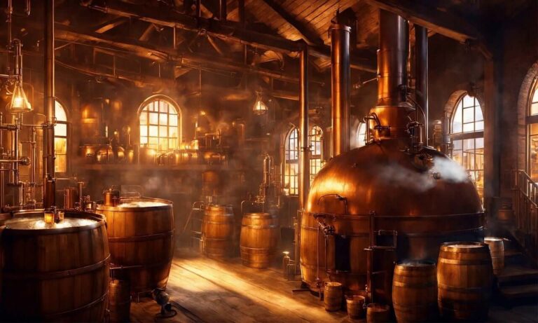 whiskey distillery